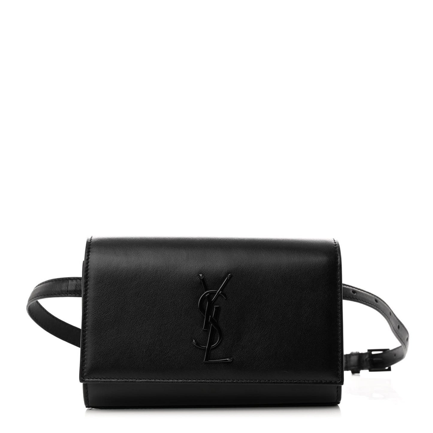 Smooth Calfskin Monogram Kate Belt Bag Black