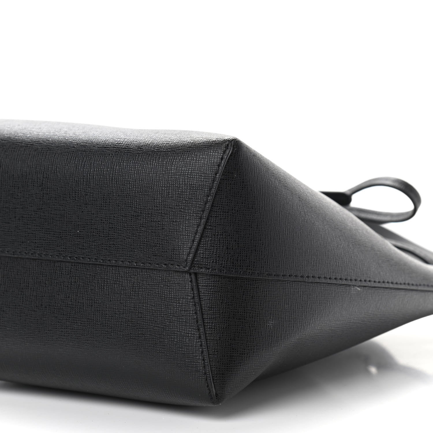Mansur Gavriel Saffiano Mini Bucket Bag Black Flamma 9 of 11