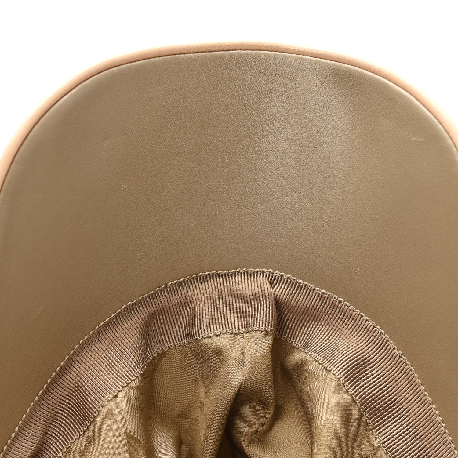 Louis Vuitton Polyester Silk Monogram LV Get Ready Cap M Beige