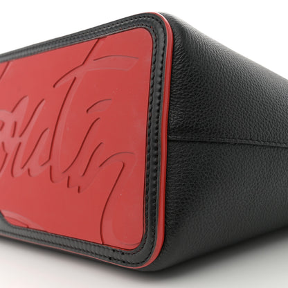 Christian Louboutin Calfskin Empire Spike Studded East West Cabata Tote Black Multicolor 10 of 11