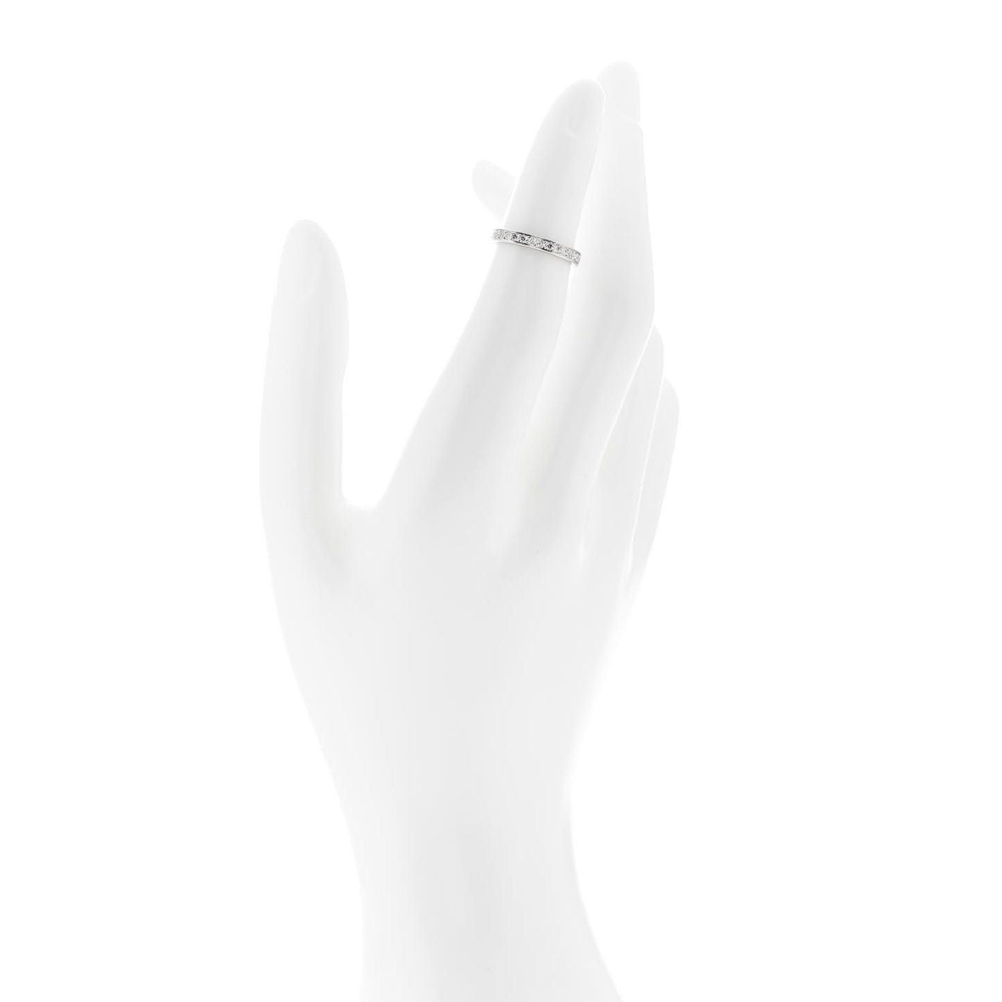 Platinum Diamond 1895 Wedding Band Ring 45 3.25