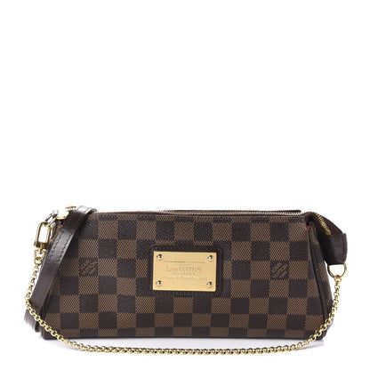Louis Vuitton Damier Ebene Eva Clutch 1 of 9