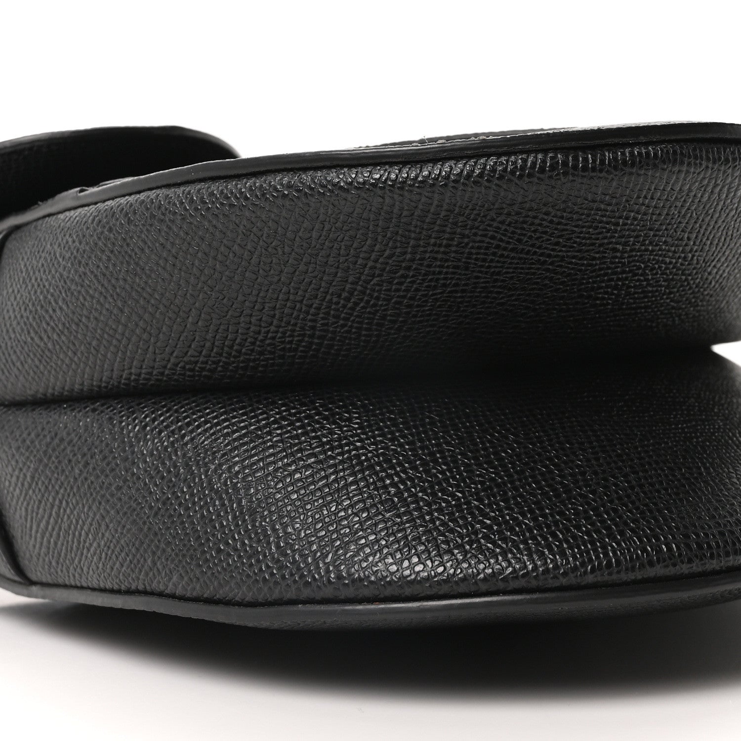 Christian Dior Grained Calfskin Saddle Bag Black 9 of 10