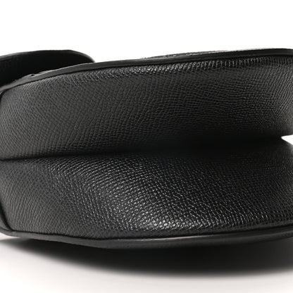 Christian Dior Grained Calfskin Saddle Bag Black 9 of 10