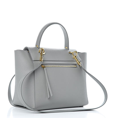 Celine Grained Calfskin Micro Belt Bag Cloud 3 of 10