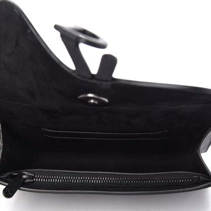 Christian Dior Ultra Matte Calfskin Saddle Belt Bag Black 5 of 9