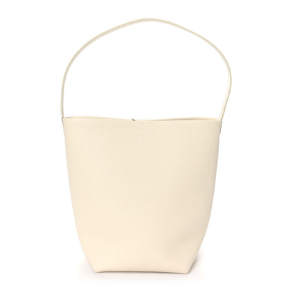 The Row Grained Calfskin Medium N/S Park Tote Ivory 1 of 9
