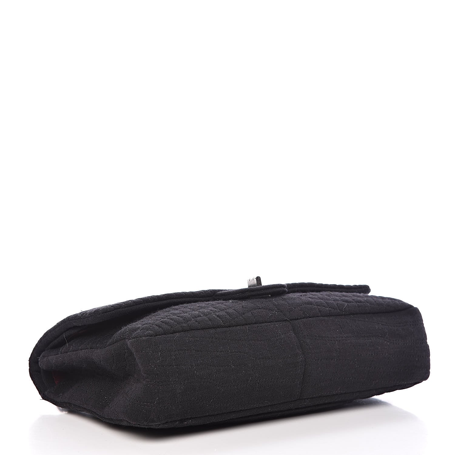 Chanel Jersey Coco's Croc 2.55 Reissue 226 Flap Black 4 of 13