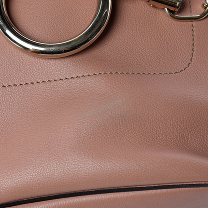 Chloe Suede Calfskin Small Faye Backpack Nougat 10 of 11