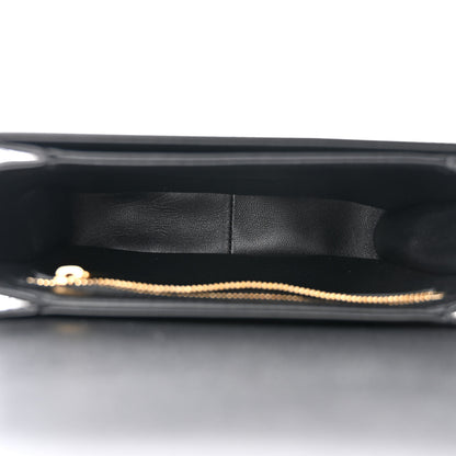 Celine Shiny Calfskin Teen Triomphe Black 5 of 10
