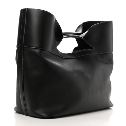 Alexander McQueen Calfskin Large The Bow Bag Black 4 of 10