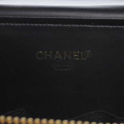 Chanel Patent Large Cosmetic Train Case Black 6 of 6