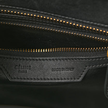 Celine Smooth Calfskin Micro Luggage Black 6 of 8