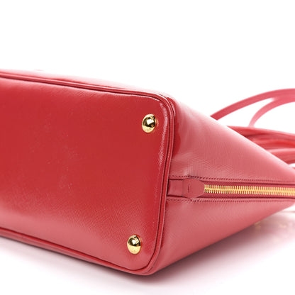 Prada Saffiano Lux Medium Promenade Tote Peonia 8 of 8