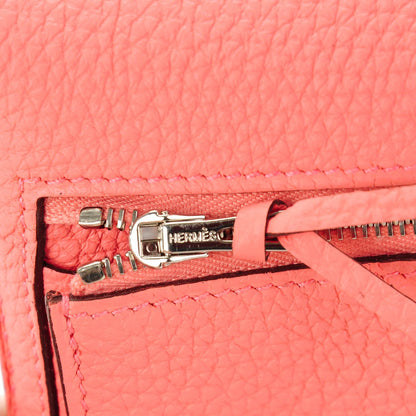Hermes Togo Dogon Recto Verso Wallet Rose Candy 5 of 9