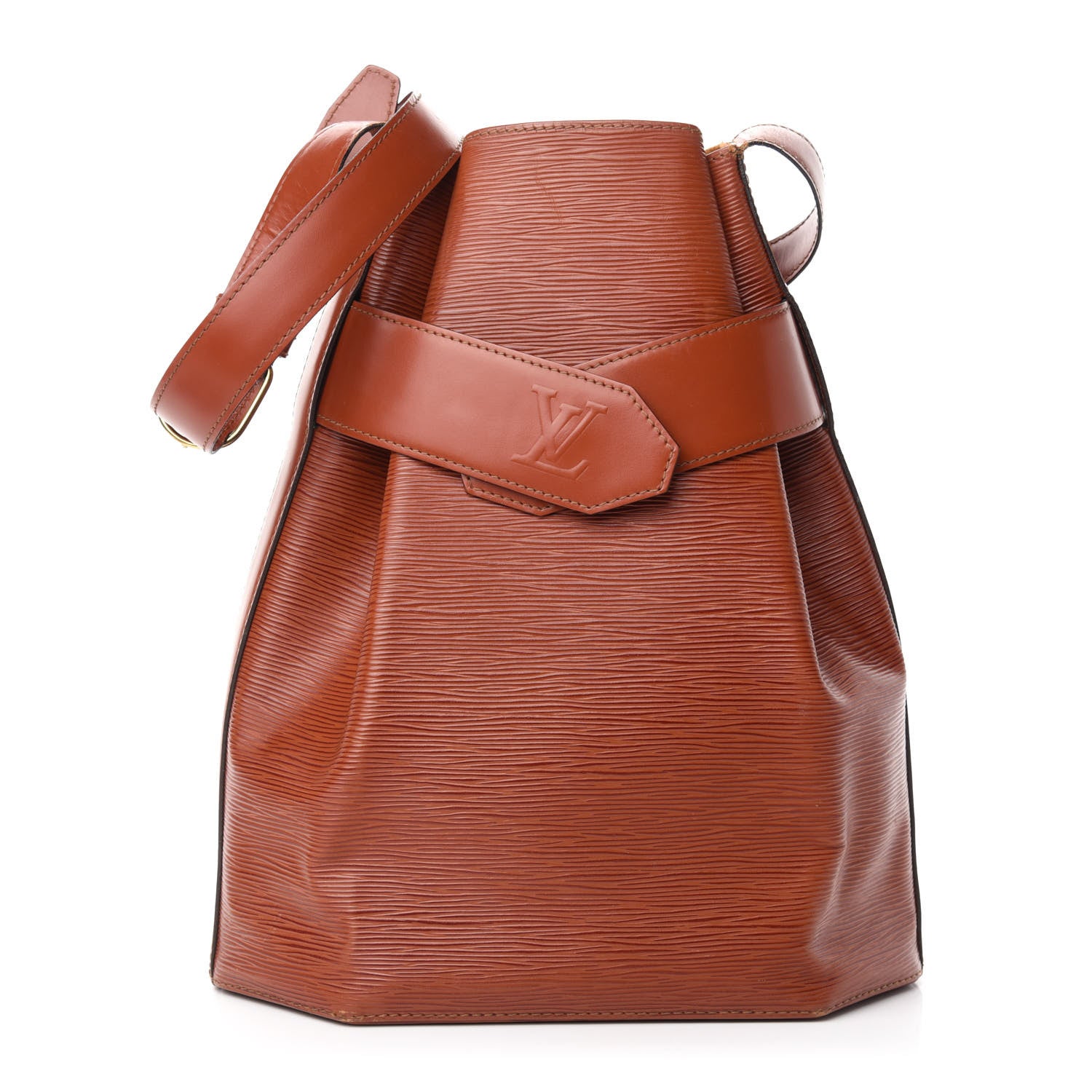 Louis Vuitton Epi Sac D'Epaule Kenyan Fawn 3 of 17