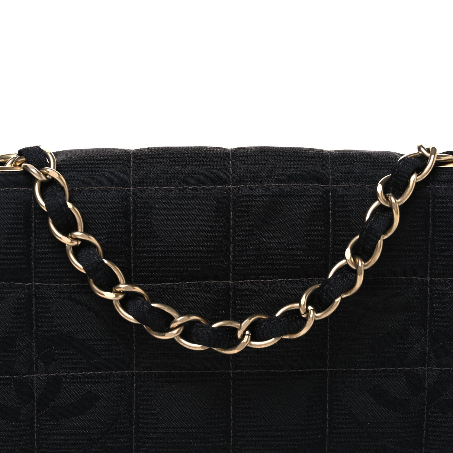 Chanel Nylon Medium Travel Flap Black 8 of 10