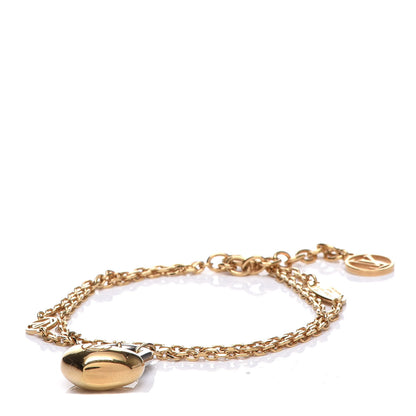 Louis Vuitton LV Crazy In Lock Bracelet Gold Silver 1 of 7