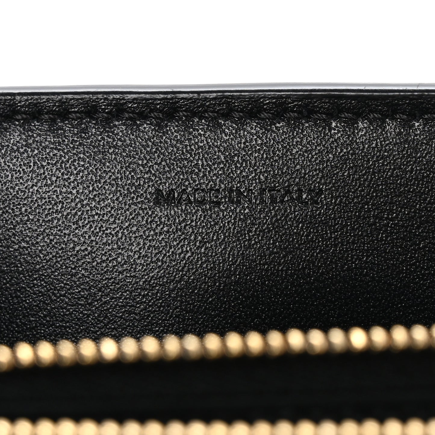 Shiny Calfskin Triomphe Chain Shoulder Bag Black