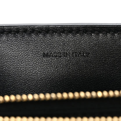 Celine Shiny Calfskin Triomphe Chain Shoulder Bag Black 6 of 10