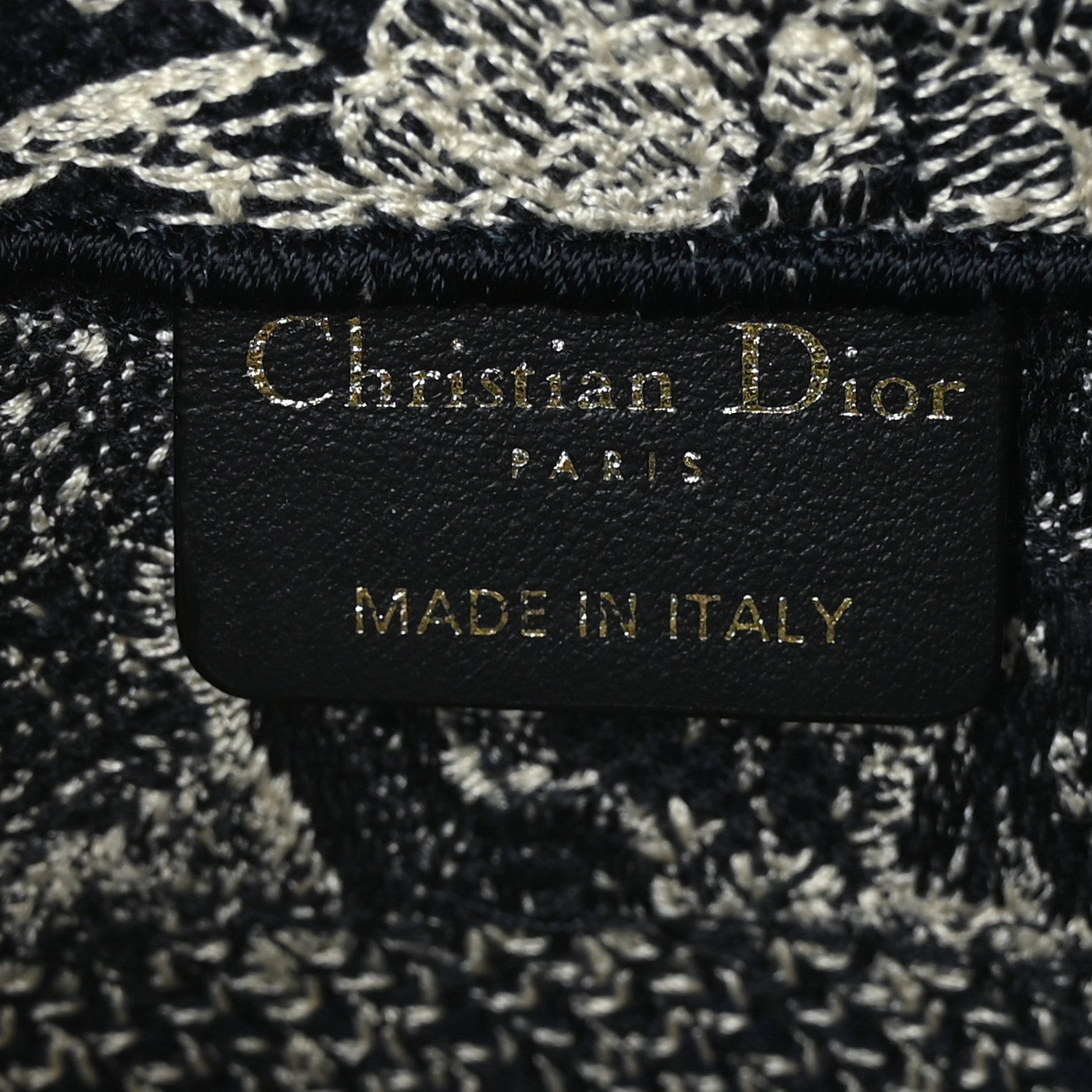 Christian Dior Canvas Embroidered Small Dioriviera Toile De Jouy Book Tote Blue 6 of 9