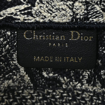 Christian Dior Canvas Embroidered Small Dioriviera Toile De Jouy Book Tote Blue 6 of 9