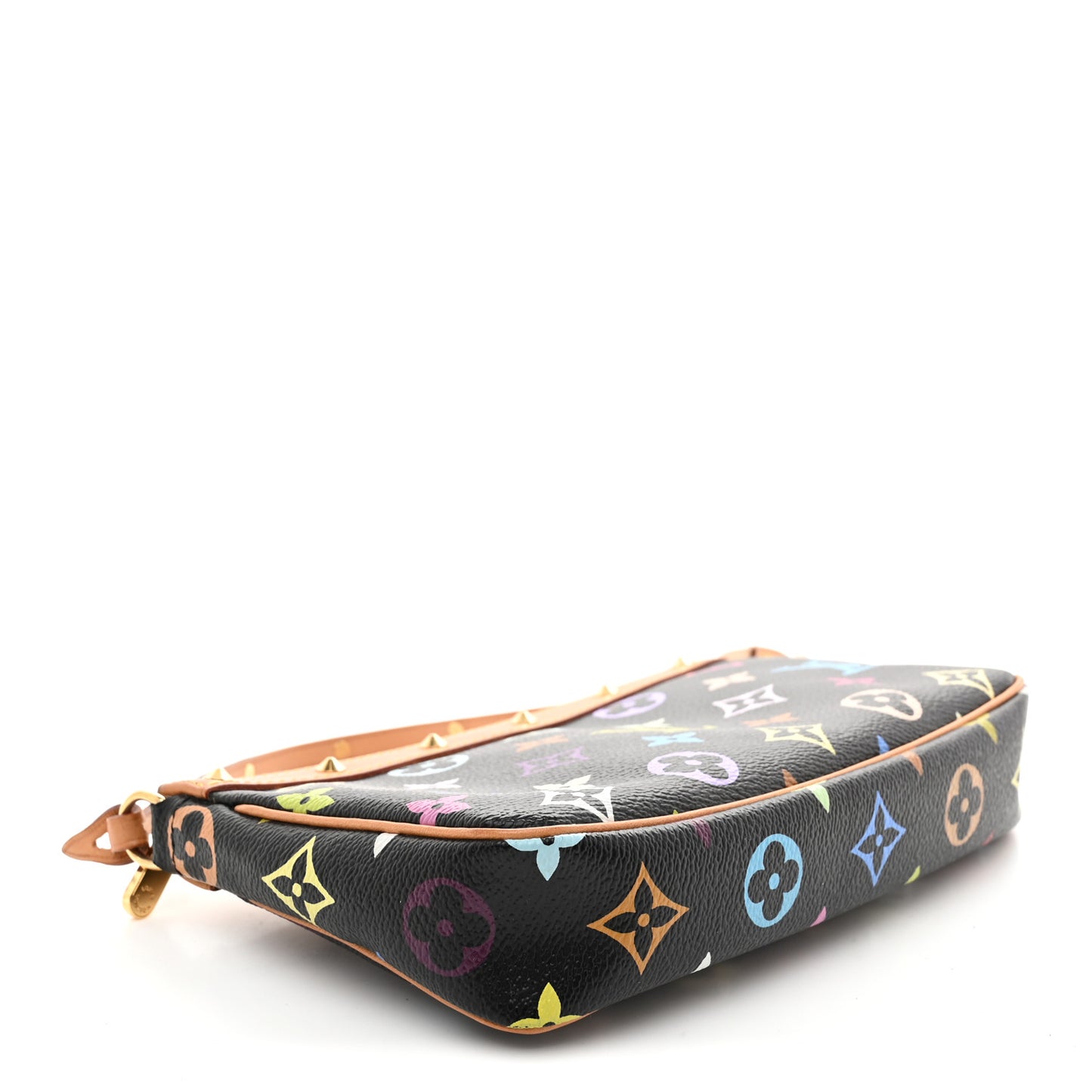 Monogram Multicolor Pochette Accessories Black