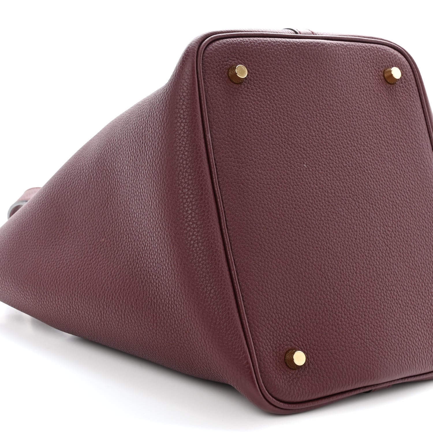 Hermes Taurillon Clemence Picotin Lock 22 MM Rouge Sellier 9 of 10