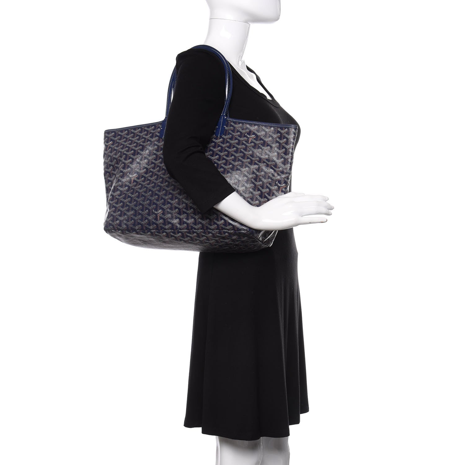 Goyard Goyardine Saint Louis PM Navy 2 of 8