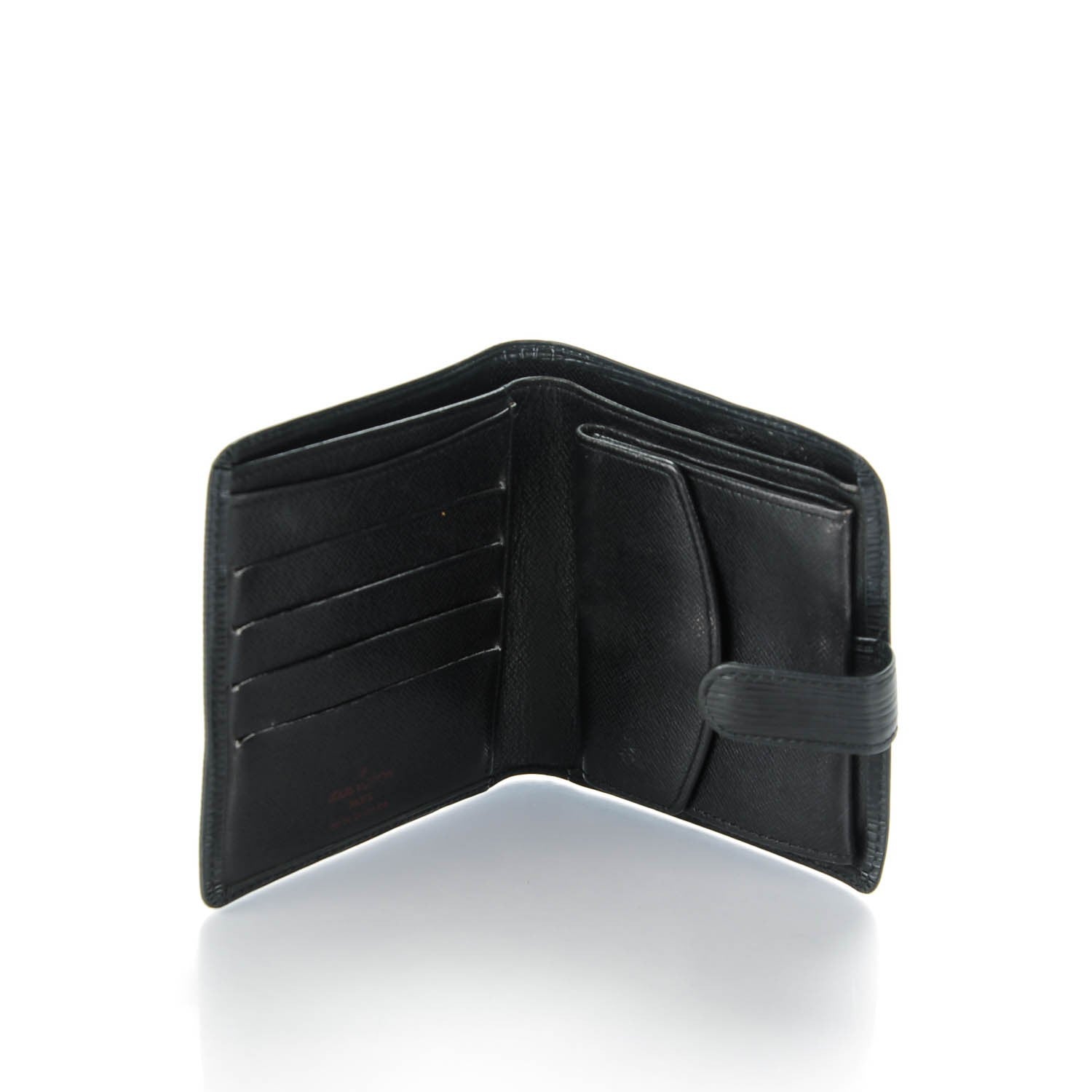 Louis Vuitton Epi Porte-Billets Compact Wallet Black 5 of 10