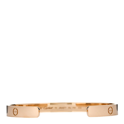 Cartier 18K Yellow Gold LOVE Cuff Bracelet 19 2 of 4