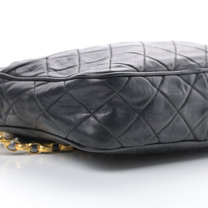 Chanel Lambskin Quilted CC Tassel Camera Case Black 10 of 14
