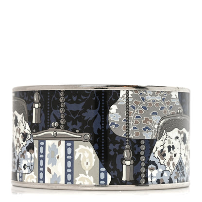Hermes Enamel Printed Cachemire de Tamara Extra Wide Bracelet 70 3 of 5