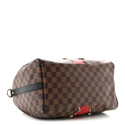 Louis Vuitton Damier Ebene Karakoram Speedy Bandouliere 30 4 of 10