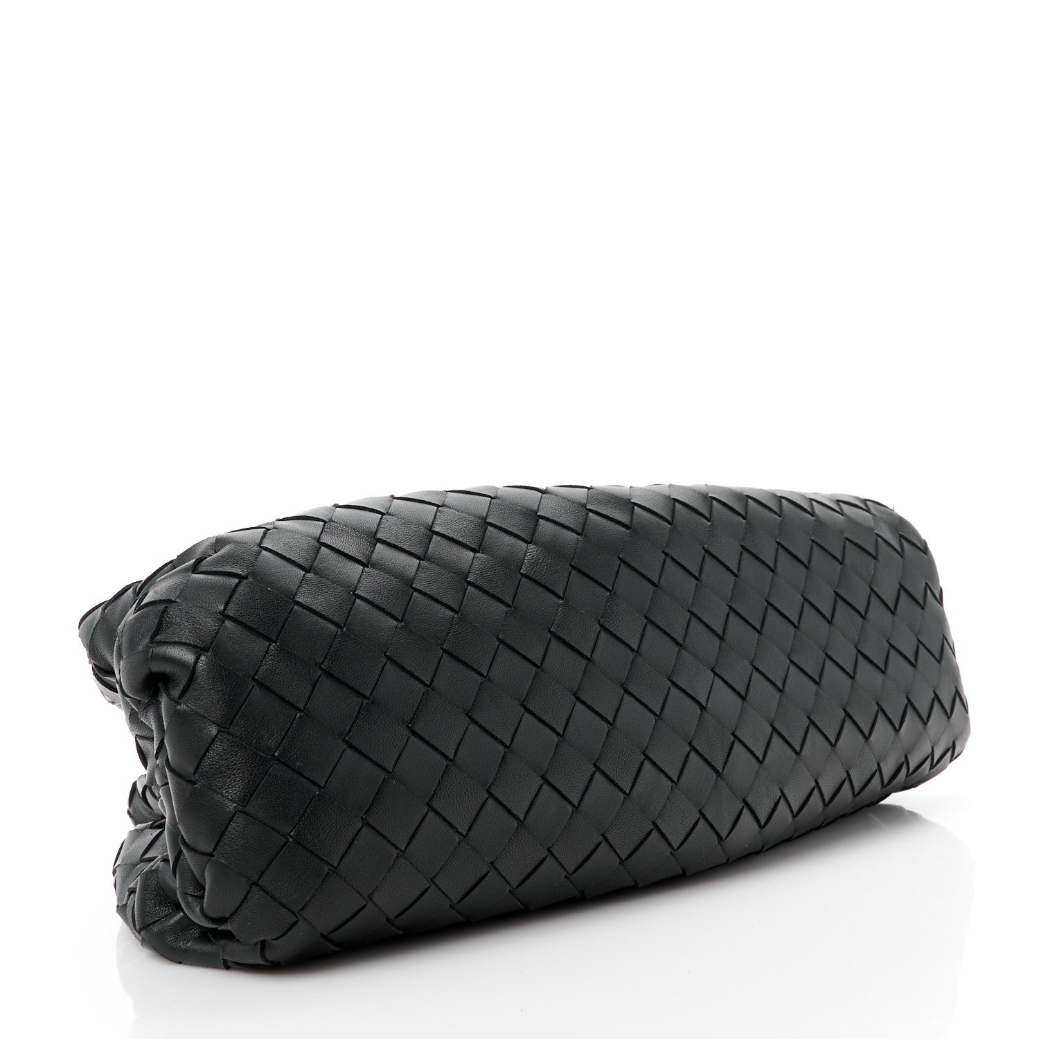 Bottega Veneta Nappa Maxi Intreccio The Pouch Oversized Clutch Black 4 of 11