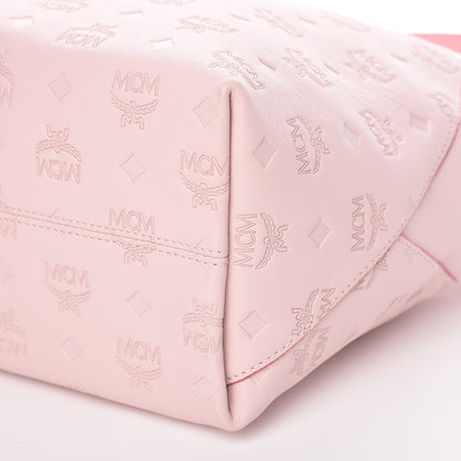 MCM Calfskin Ottomar Monogram Medium Klara Hobo Pink Blush 6 of 11