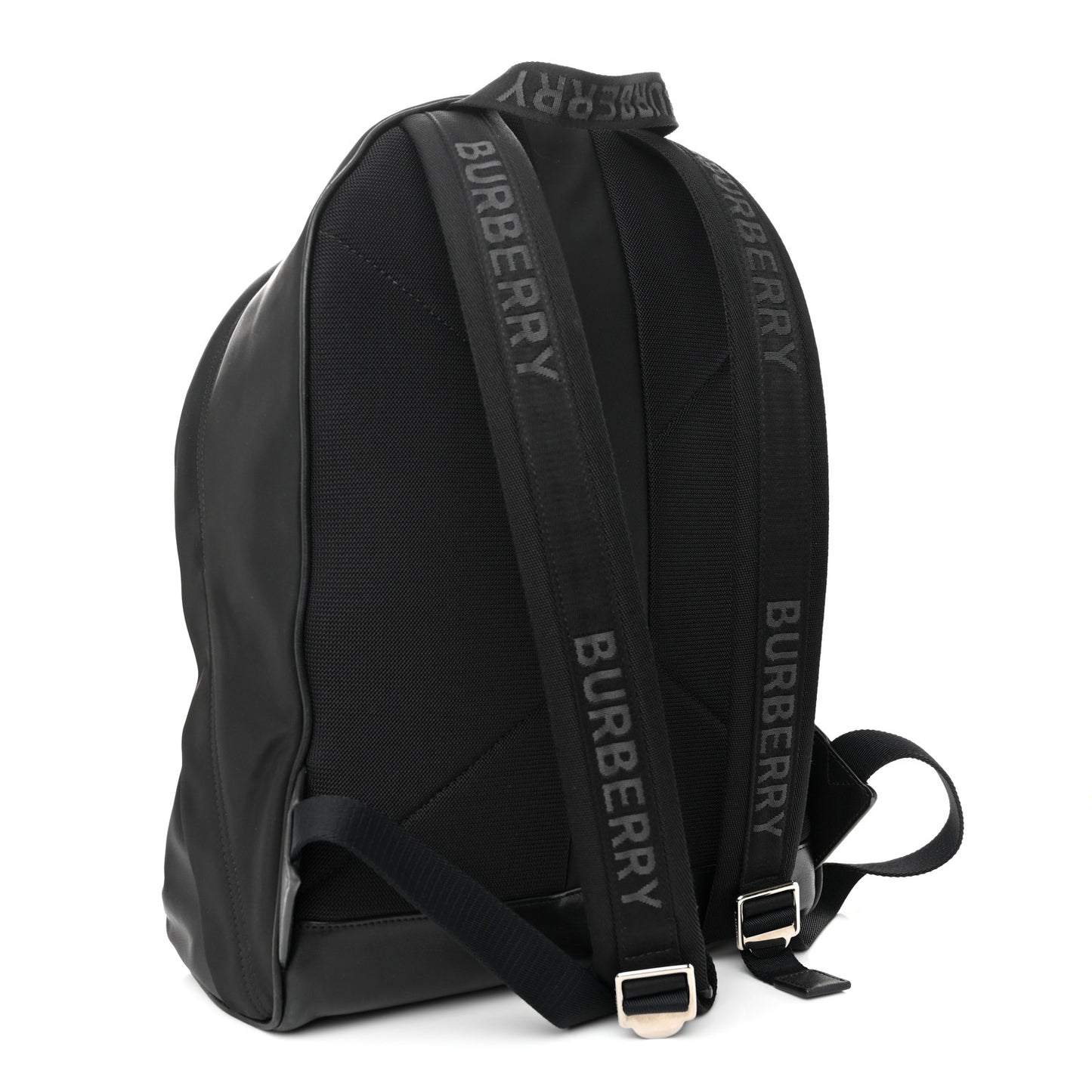Nylon Logo Print Jett Backpack Black
