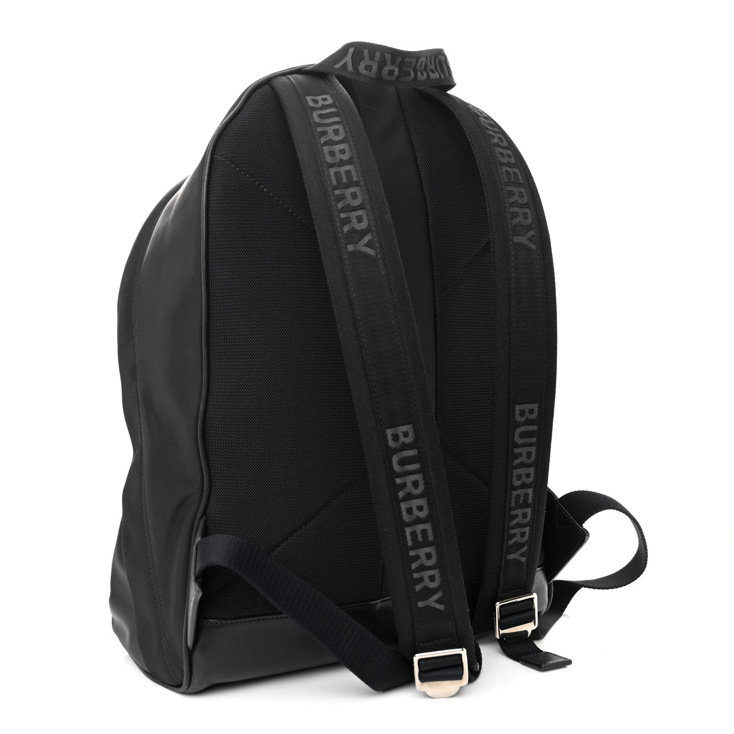 Burberry Nylon Logo Print Jett Backpack Black 3 of 9