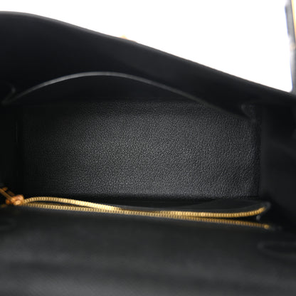 Hermes Epsom Kelly Sellier 25 Black 5 of 11