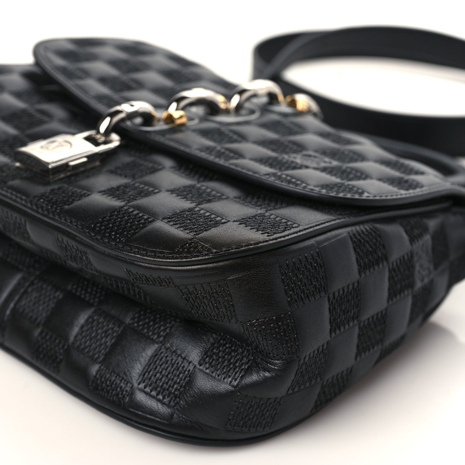 Louis Vuitton Damier Matel Chain It Bag PM Gris 8 of 8