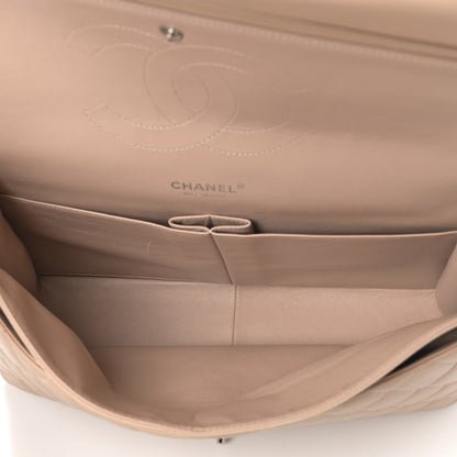 Chanel Caviar Quilted Maxi Double Flap Light Beige 4 of 4