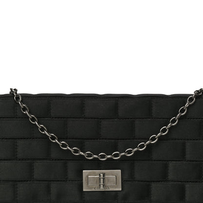 Chanel Satin Ribbon Evening Clutch Black 7 of 13
