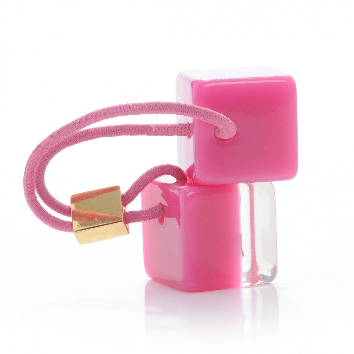 Swarovski Crystal Resin Inclusion Hair Cubes Rose Pop