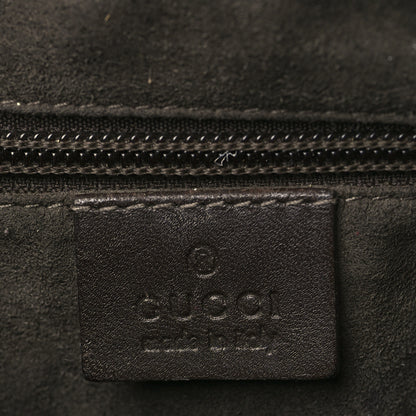 Gucci GG Supreme Monogram Small Zippered Tote Dark Brown 6 of 7