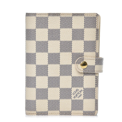 Louis Vuitton Damier Azur Small Ring Agenda Cover 1 of 7