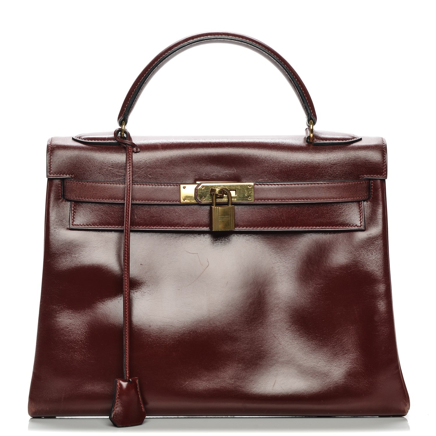 Hermes Box Kelly Retourne 32 Rouge H 1 of 31