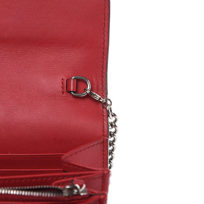 Gucci GG Supreme Monogram Mini Dionysus Chain Wallet Beige Vulcanic Red 10 of 12