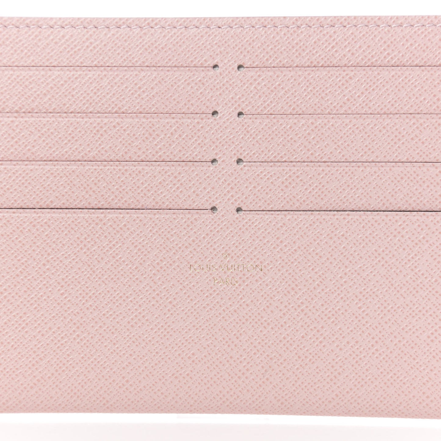 Calfskin Felicie Card Holder Insert Rose Ballerine