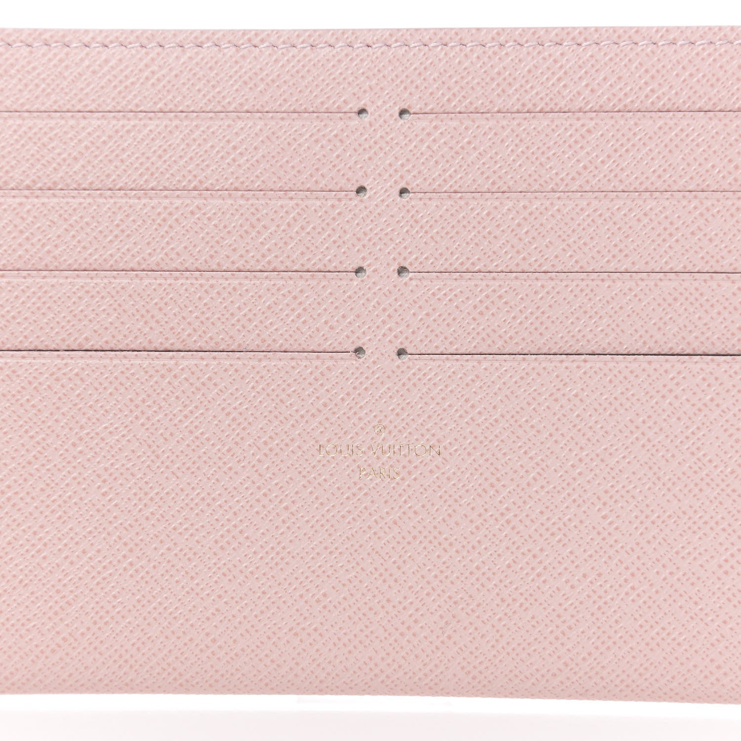 Louis Vuitton Calfskin Felicie Card Holder Insert Rose Ballerine 5 of 5