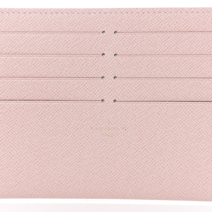 Louis Vuitton Calfskin Felicie Card Holder Insert Rose Ballerine 5 of 5